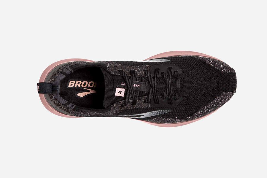 Brooks Levitate 4 Road Löparskor Dam - Svarta/Rosa - 4089-MCQRL